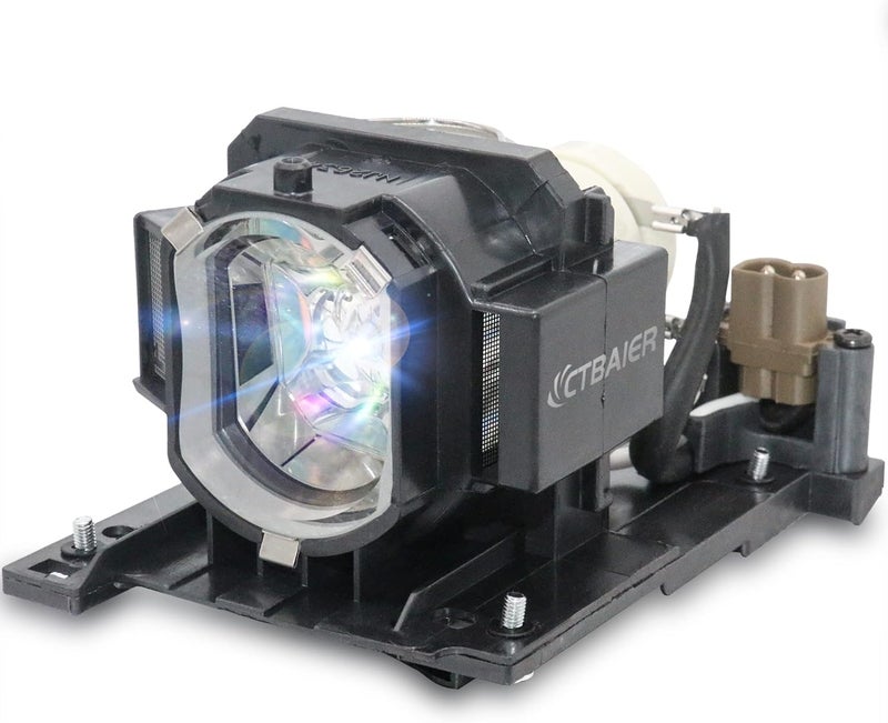 CTBAIER DT01021 Projector Lamp with Housing for Hitachi CP-X2010N CP-X2011N CP-X2010 CP-X2514WN CP-X2510 CP-X2510N CP-X3011 CP-X4014WN CP-X4011N CP-X2011 Replacement Projector Lamp - Image 1